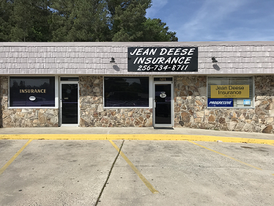 About Jean Deese Insurance Agency front of office of Jean Deese Insurance Agency