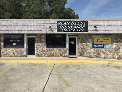 front of office of Jean Deese Insurance Agency